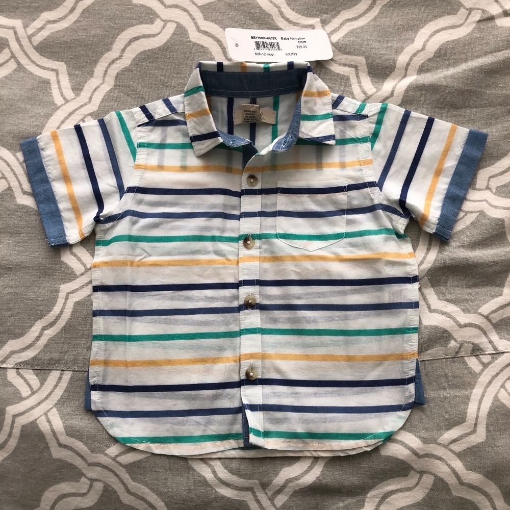 NWT Peek Striped Polo